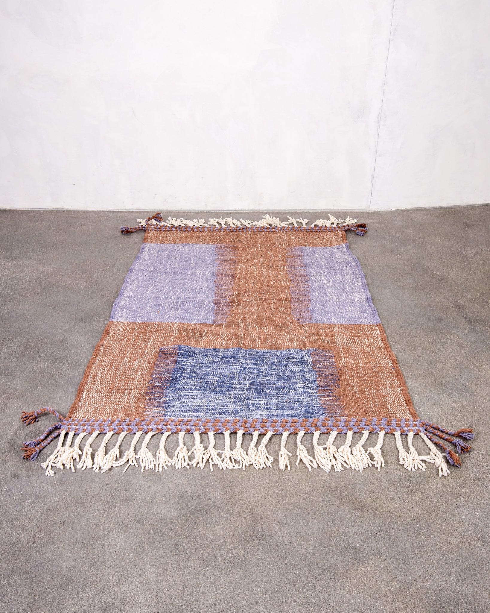 Modern designer handcrafted Berber rug from morocco Kelim with beautiful colors and patterns